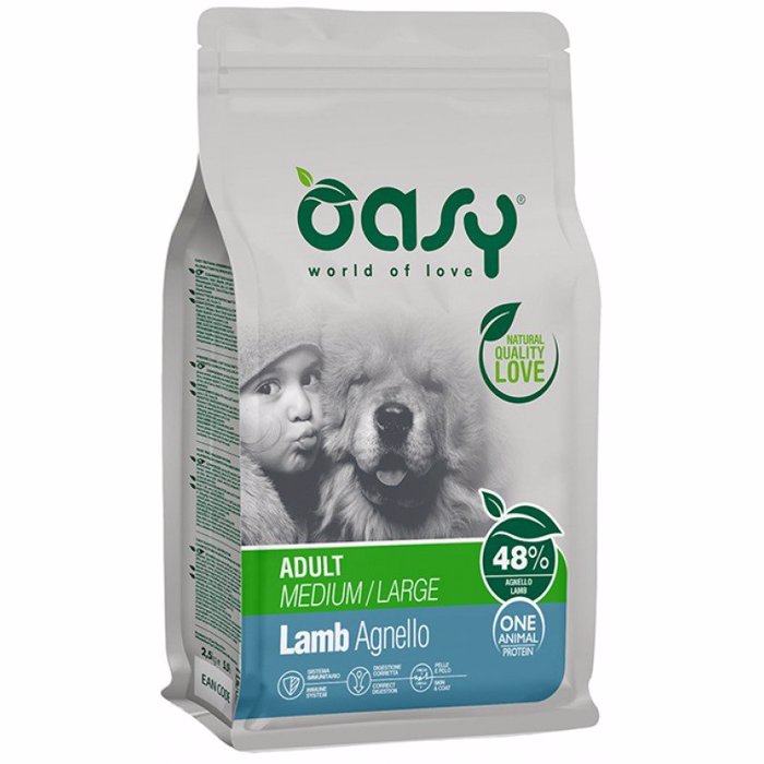 OASY XIRA TROFI SKuLOu ONE ANIMAL PROTEIN MEDIUM - LARGE LAMB 12KG